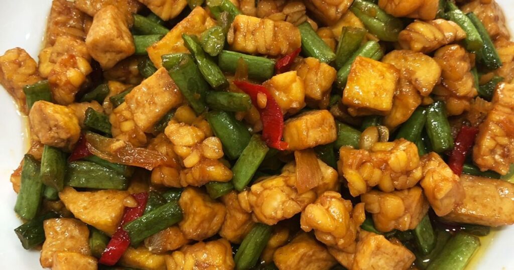 Menu Berbuka Sehat dengan Oseng Tahu Tempe Tanpa Minyak